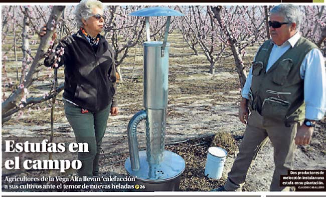 La noticia ha sido hoy portada en 'La Opinión'