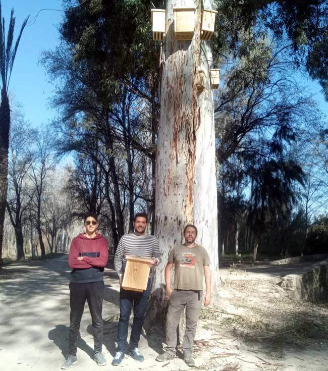 El edil de Medio Ambiente junto a miembros de ANSE
