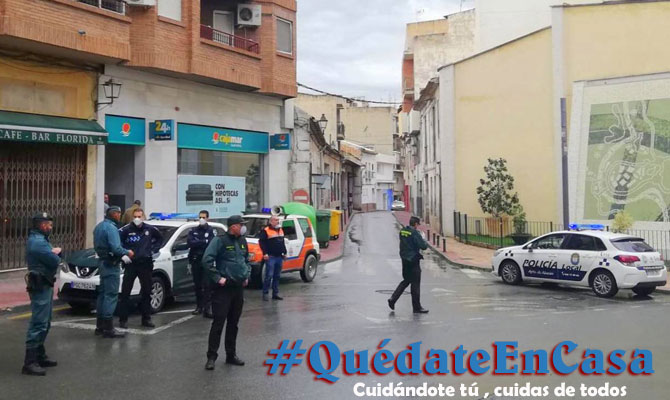 Plaza de la Zarzuela de Abarán, esta tarde