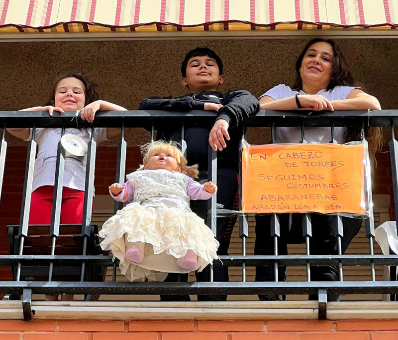 Patricia y familia, desde Cabezo de Torres