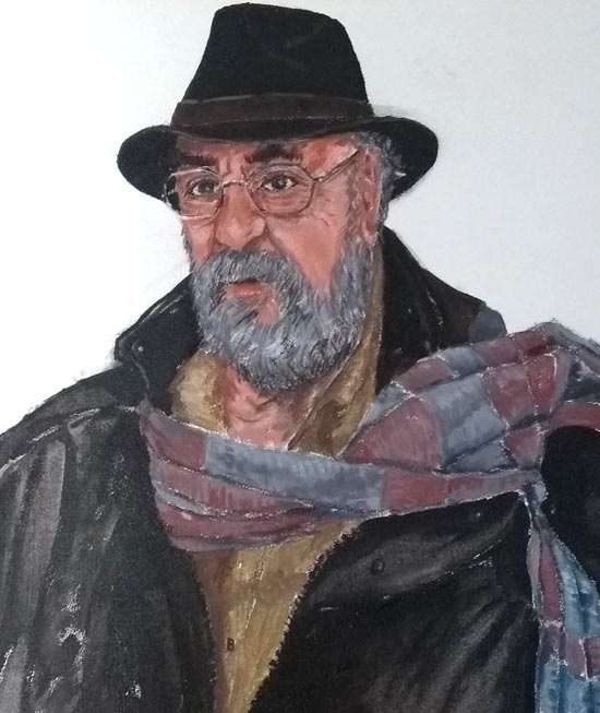 Retrato con el que se anuncia la exposición