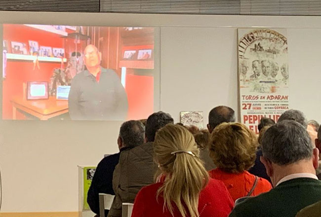 Alfonso durante su intervención