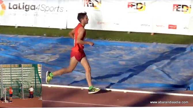 Raúl en la prueba de 10.000