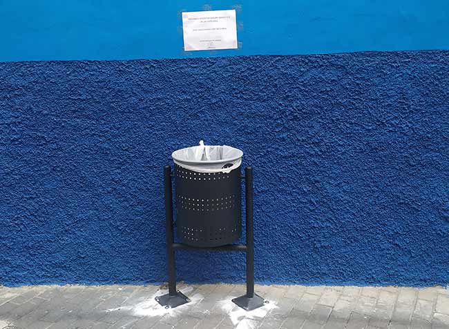 Papelera instalada recientemente
