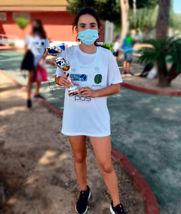 Laura tras su participación en Alhama