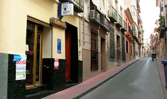 Despacho receptor de la calle San Damián