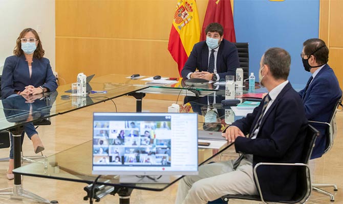 Videoconferencia Gobierno regional - alcaldes