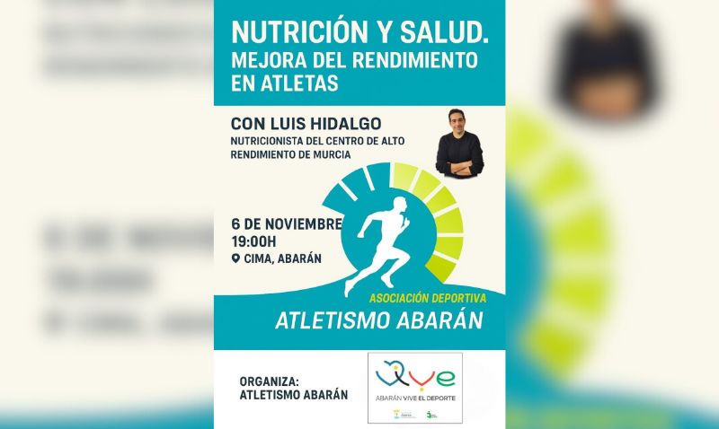 El nutricionista Luis Hidalgo ofrecerá en Abarán una charla sobre alimentación