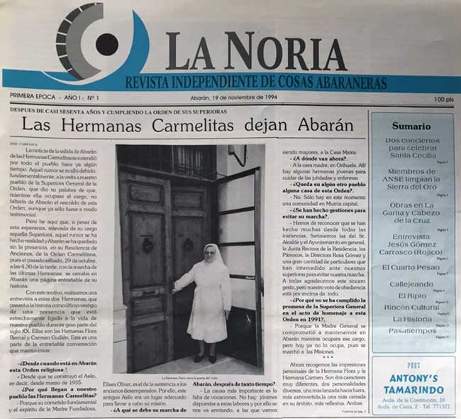 Portada del nº1 de 'La Noria'