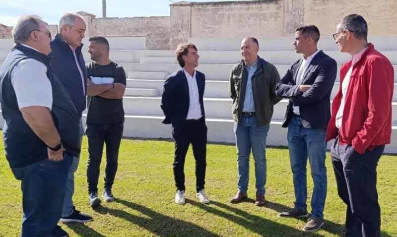 Avanzan a buen ritmo las obras de mejora del Campo de Fútbol ‘Las Colonias’ de Abarán