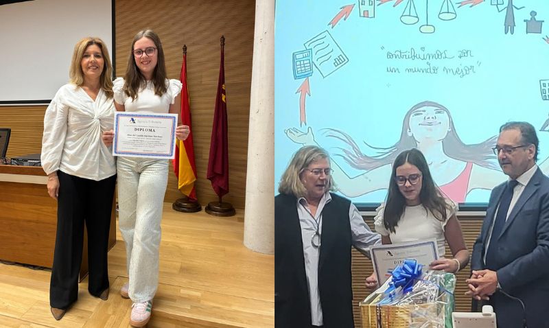 Alma del Castillo gana un premio regional del Programa Educativo de la Agencia Tributaria