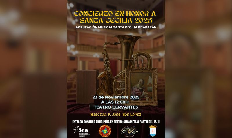La Agrupación Musical Santa Cecilia celebra el concierto anual en honor a la patrona