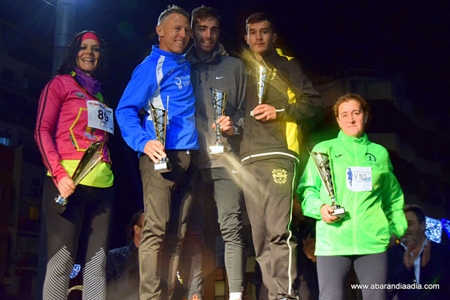 Podio de los 6 kilómetros