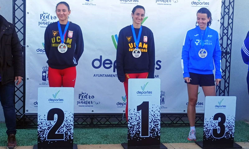 Amanda e nuevo en un podio regional