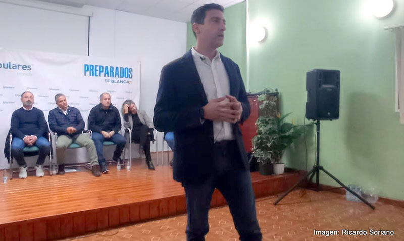 El candidato popular tras ser proclamado