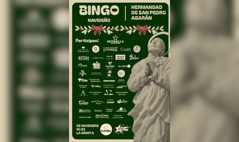 La Hermandad de San Pedro organiza un bingo solidario para recaudar fondos