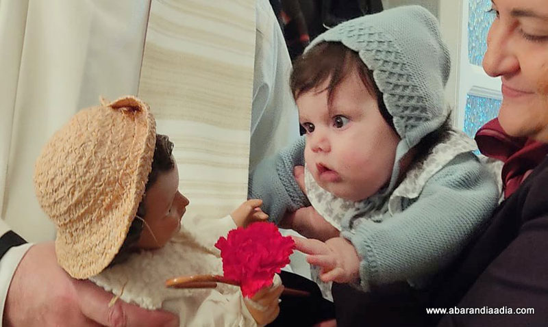 Leire en su primer Día del Niño