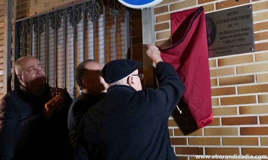 Abarán rinde homenaje a D. Nicolás Gómez Tornero en el 75º aniversario de su muerte