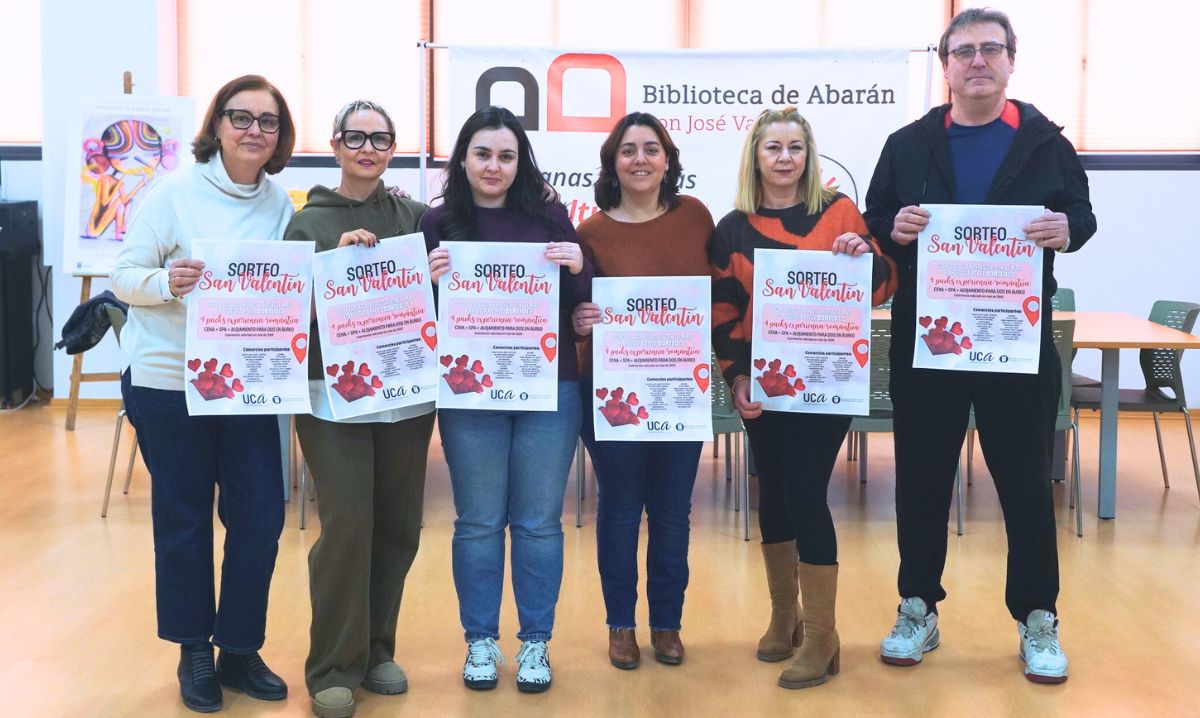 Los comercios de Abarán sortearán cuatro packs románticos por San Valentín