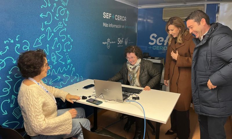 Abarán recibirá la oficina móvil del SEF para facilitar la atención presencial