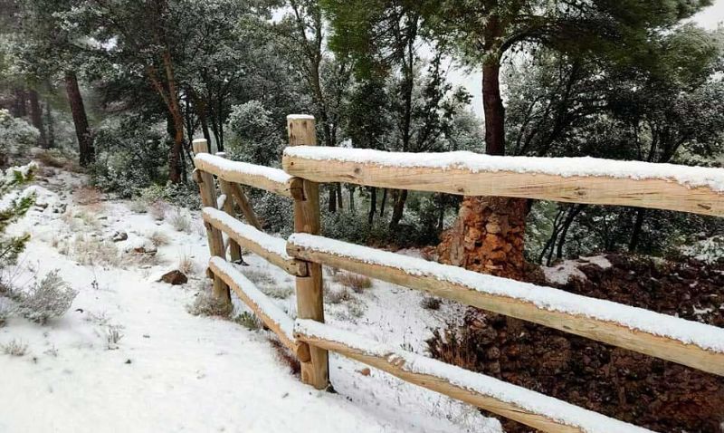 La borrasca Francis trae lluvias y posible nieve a la Vega del Segura los próximos días