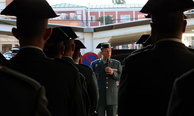 Acto de presentación de nuevos efectivos de la Guardia Civil