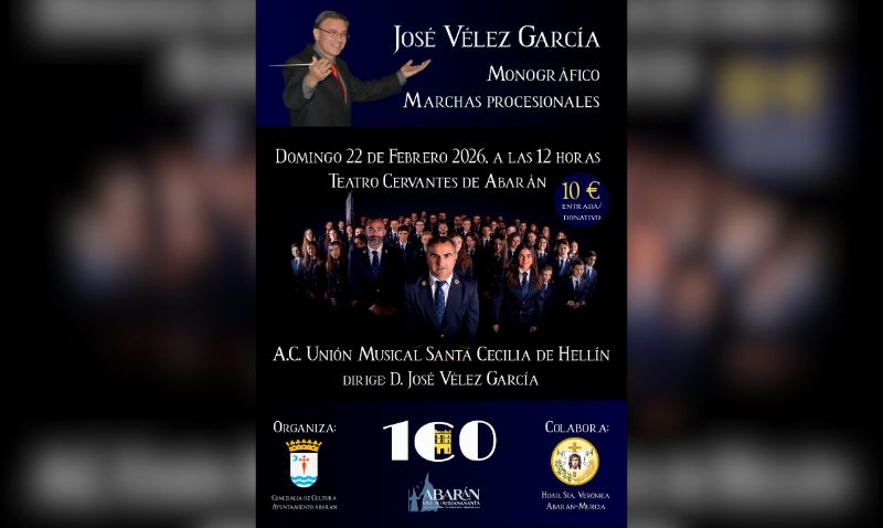 José Vélez estrenará una nueva marcha procesional en Abarán