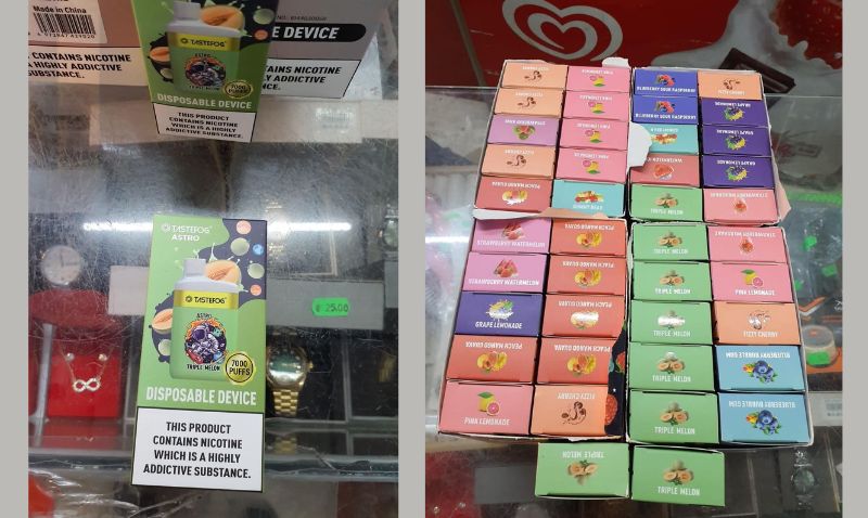 La Policía Local interviene vapers sin homologación europea en un comercio