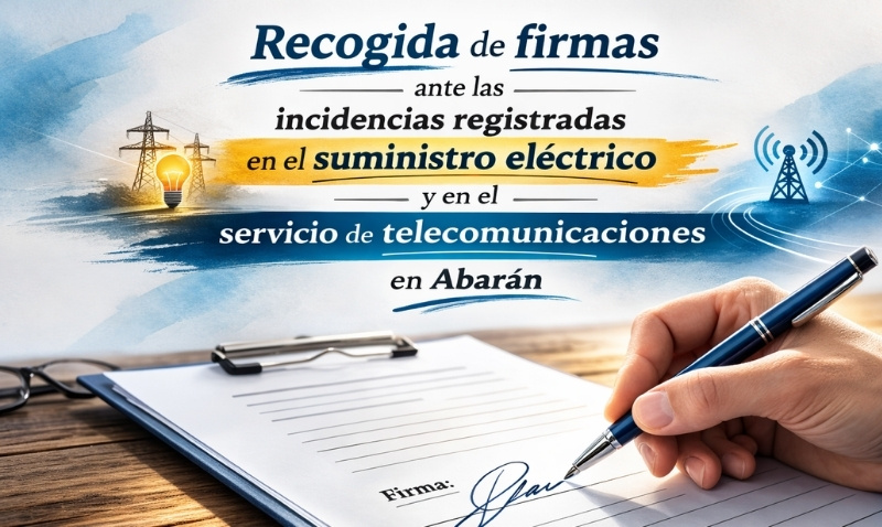 Abarán presentará una queja conjunta por los cortes de luz y de telecomunicaciones