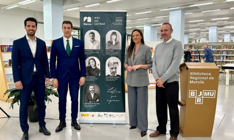 Río de Letras vuelve a Blanca con autores de primer nivel del panorama nacional