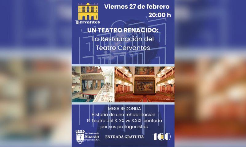 Una mesa redonda repasará este viernes la historia y rehabilitación del Teatro Cervantes