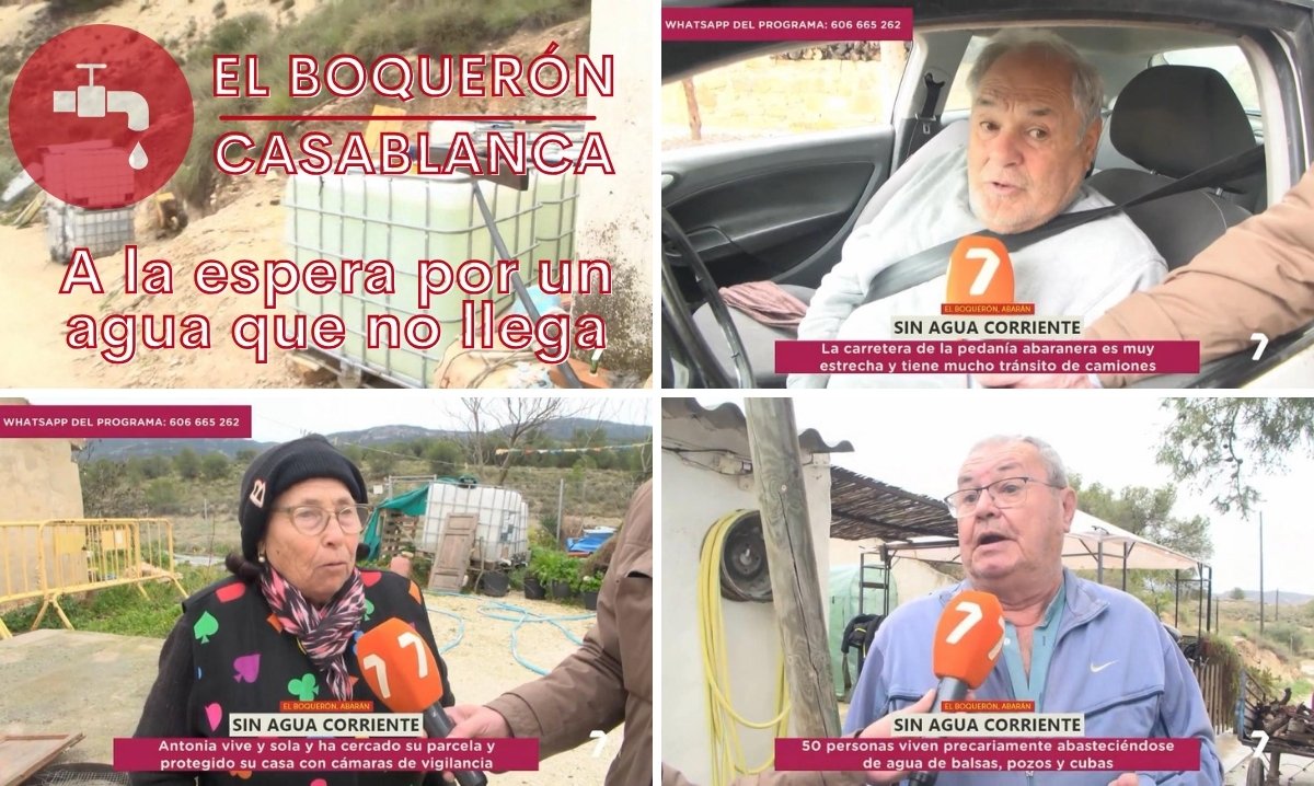 El paraje de 'El Boquerón / Casablanca' sigue la espera por un agua que no llega