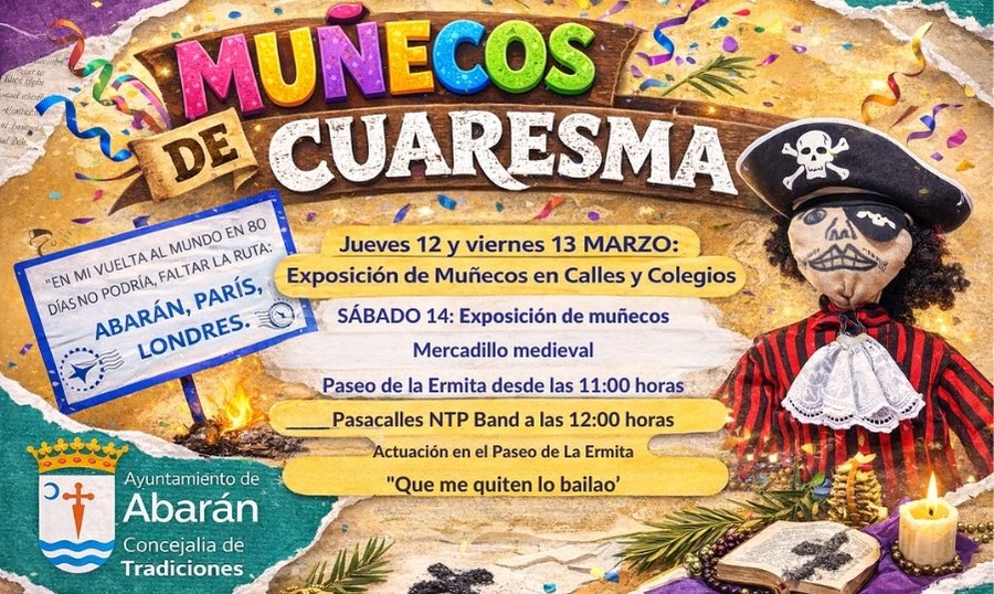 Abarán se cita con los tradicionales 'Muñecos de Cuaresma' los días 12, 13 y 14 de marzo
