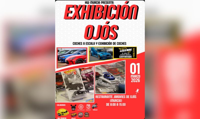 Ojós acoge el 1 de marzo una gran exhibición de coches y modelismo a escala