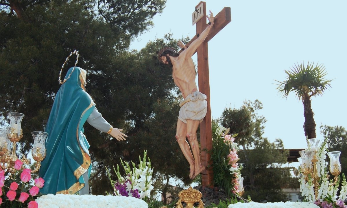 El trono de Jesús en el Monte Calvario estrenará este año nueva imagen de la Virgen