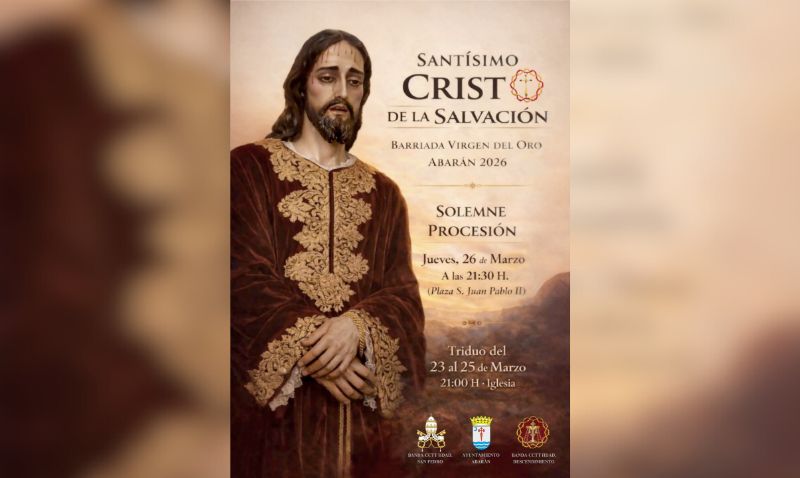 La Barriada Virgen del Oro se prepara para la procesión del Cristo de la Salvación