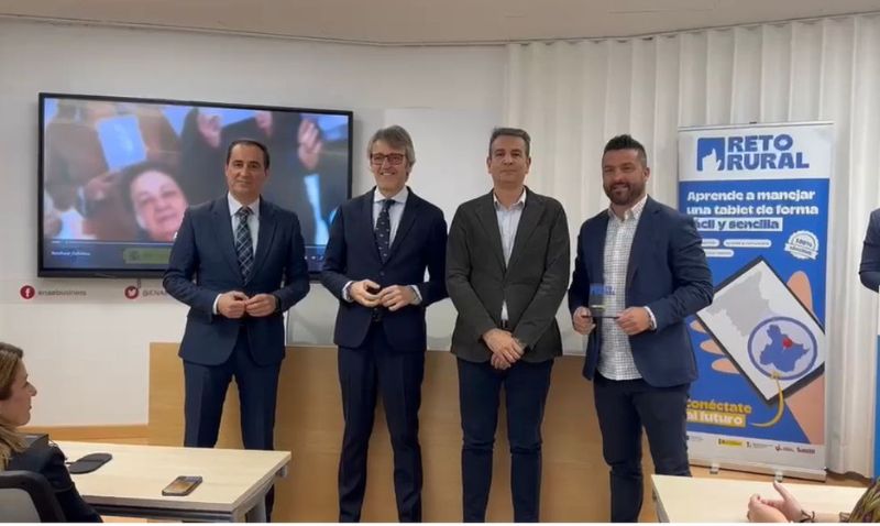 El proyecto Reto Rural Digital distingue a Abarán por su labor formativa