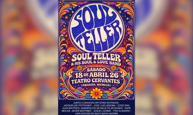 La banda internacional Soul Teller actuará junto a artistas locales en el Teatro Cervantes