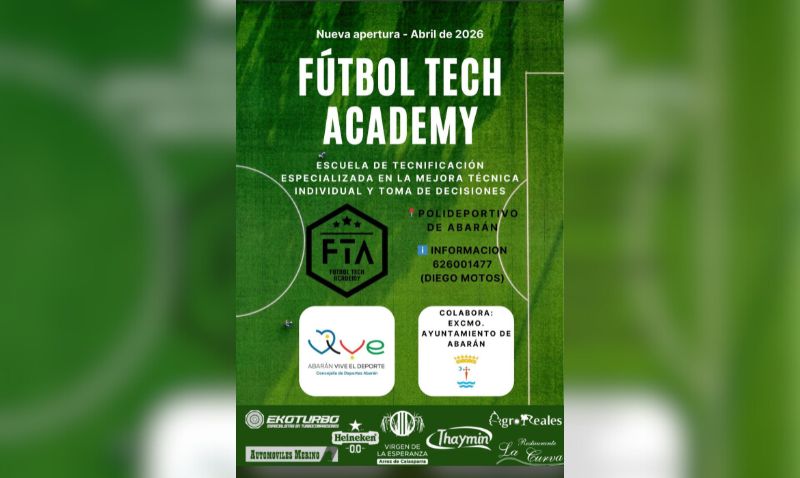 Abarán contará desde abril con una nueva escuela de tecnificación de fútbol