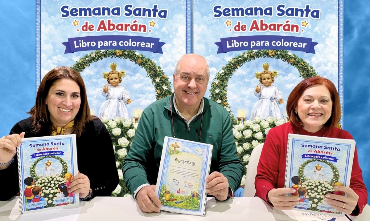 Un libro para colorear acercará, aún más, la Semana Santa de Abarán a los más pequeños