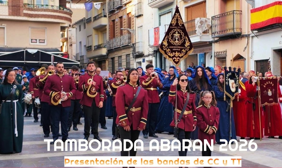 Las bandas de CC y TT se presentaron en la tamborada del Sábado de Pasión