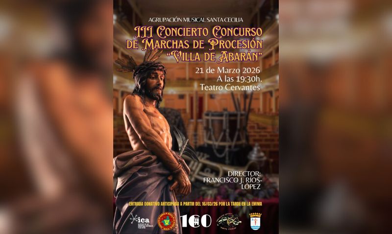 El Cervantes acogerá la final del III Concurso Nacional de Marchas de Procesión