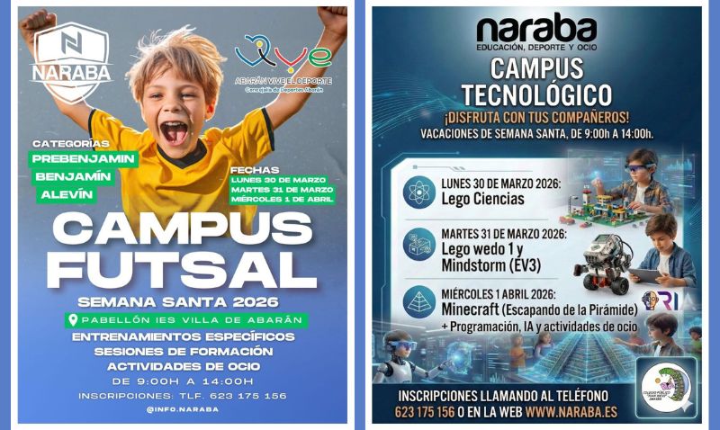 Dos campus de Semana Santa que combinan innovación, deporte y ocio educativo