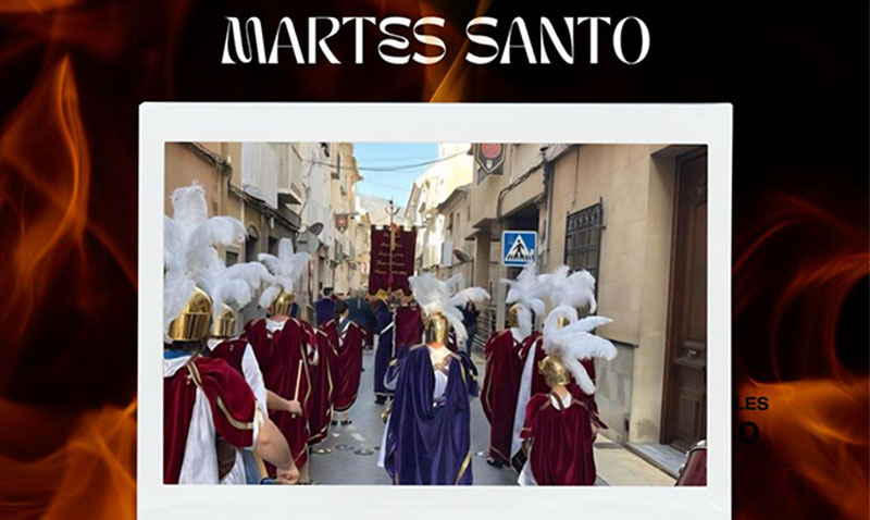 Llamamiento para desfilar con el tercio romano en la noche de hoy Martes Santo