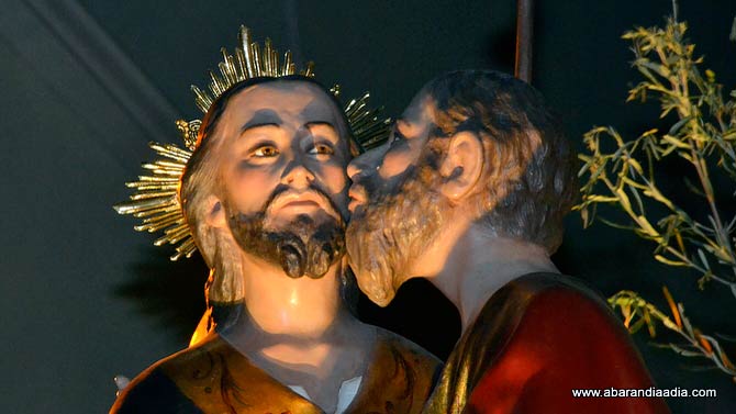 Imagen del beso de Judas