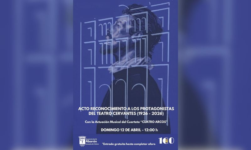 Abarán rinde homenaje a un siglo de historia del Teatro Cervantes este domingo
