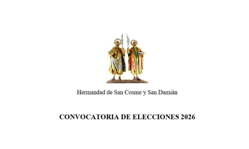 La Hermandad de San Cosme y San Damián abre el proceso electoral para renovar su junta directiva