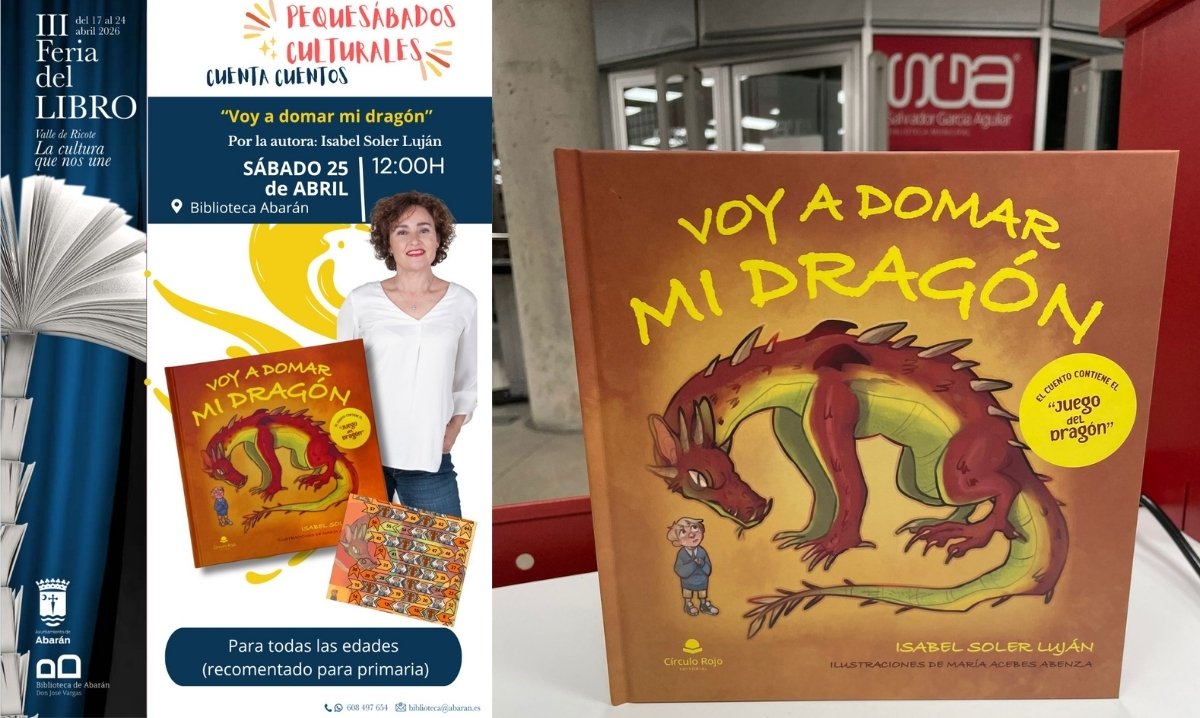 La Biblioteca de Abarán acoge este sábado el cuentacuentos “Voy a domar mi dragón”