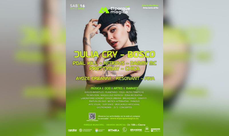 Parque Mágico volverá a llenar de cultura y música el Parque Municipal el 16 de mayo