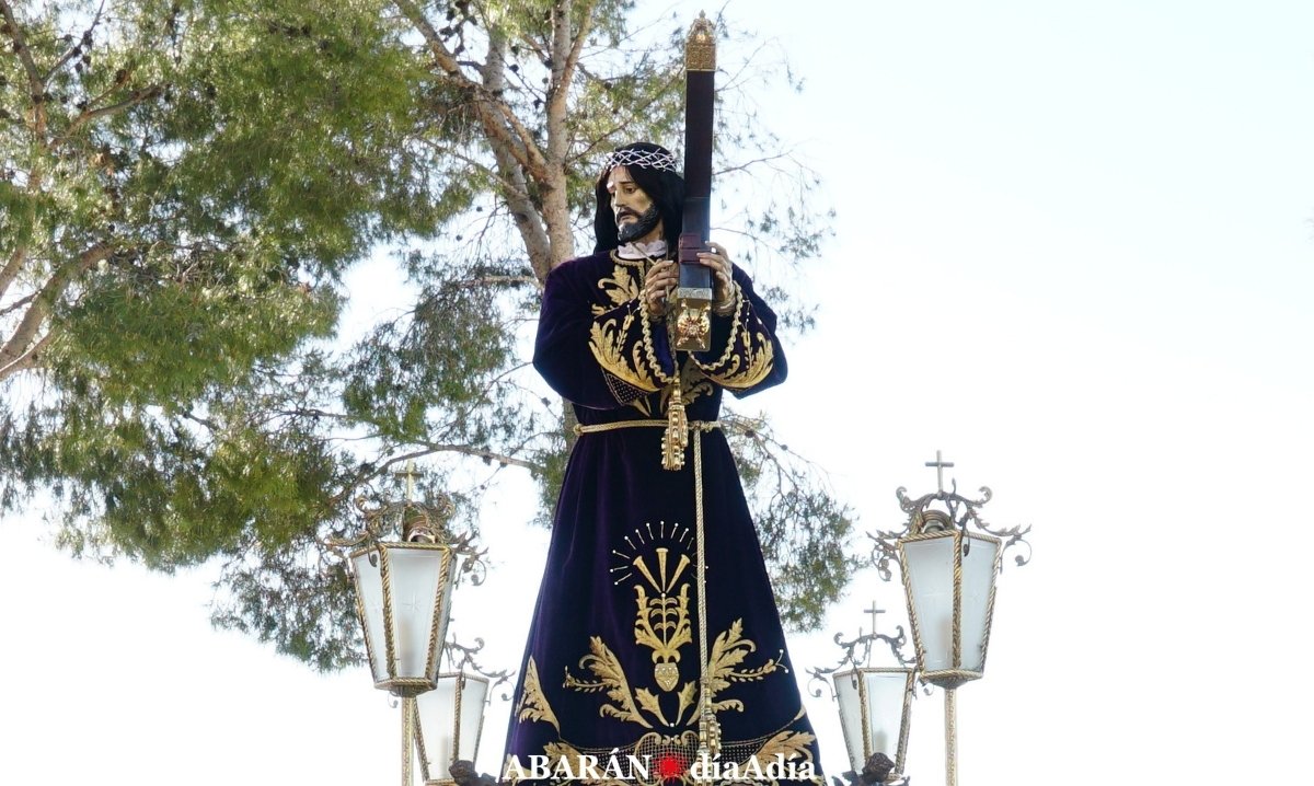 Procesión del Vía Crucis en la Semana Santa de Abarán 2026